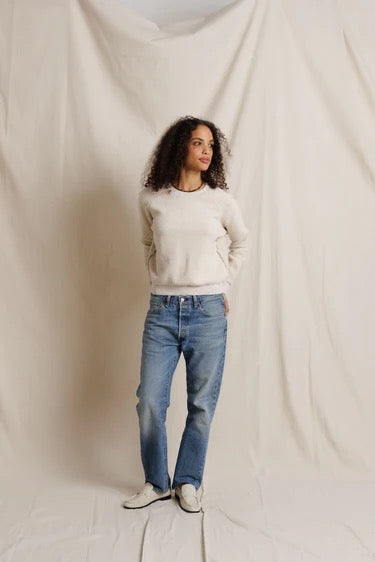 Perfect White Tee Ziggy Sweatshirt - Whitecap Grey