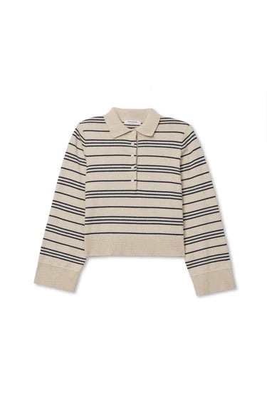 Perfect White Tee Ximena Stripe Sweater