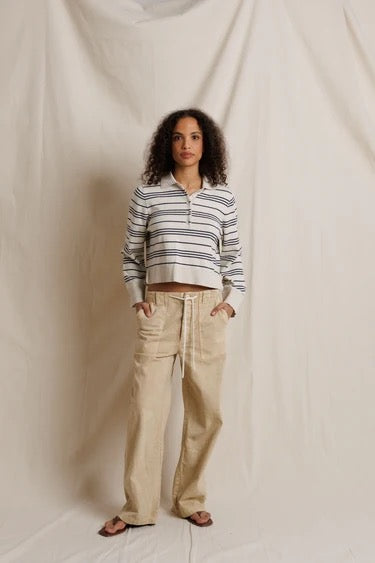 Perfect White Tee Ximena Stripe Sweater