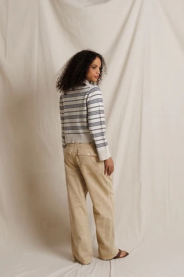 Perfect White Tee Ximena Stripe Sweater