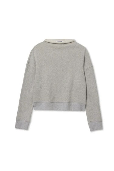 Perfect White Tee Arden Terry Mock Neck