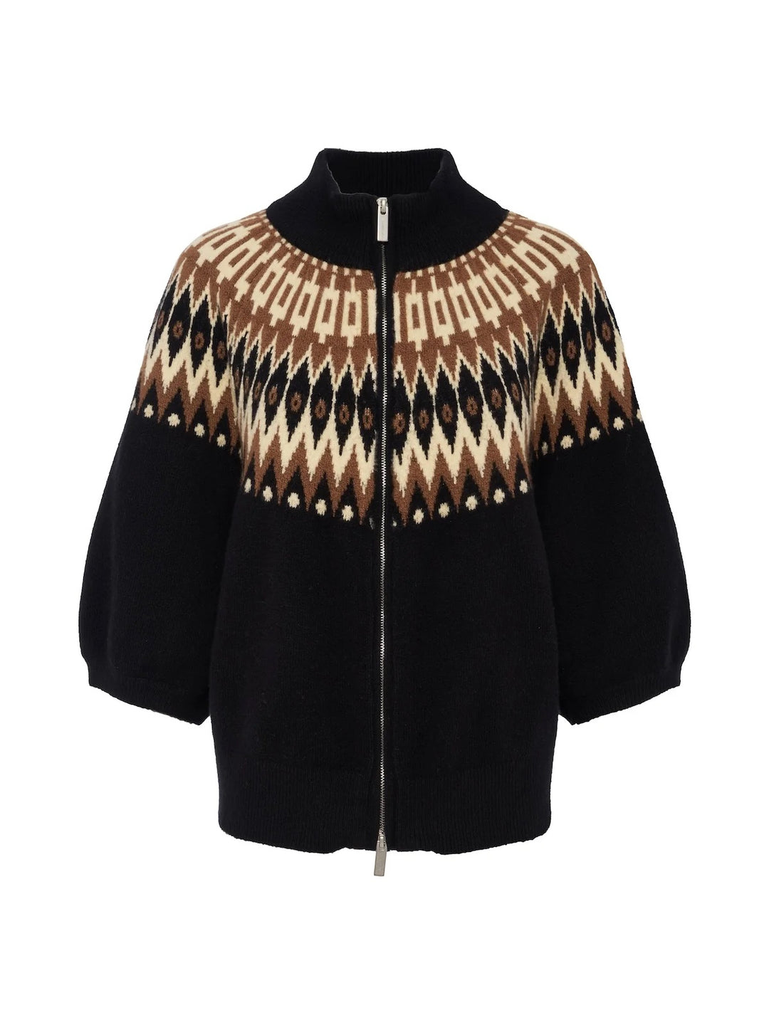 Sanctuary Fairisle Zip Up Poconos