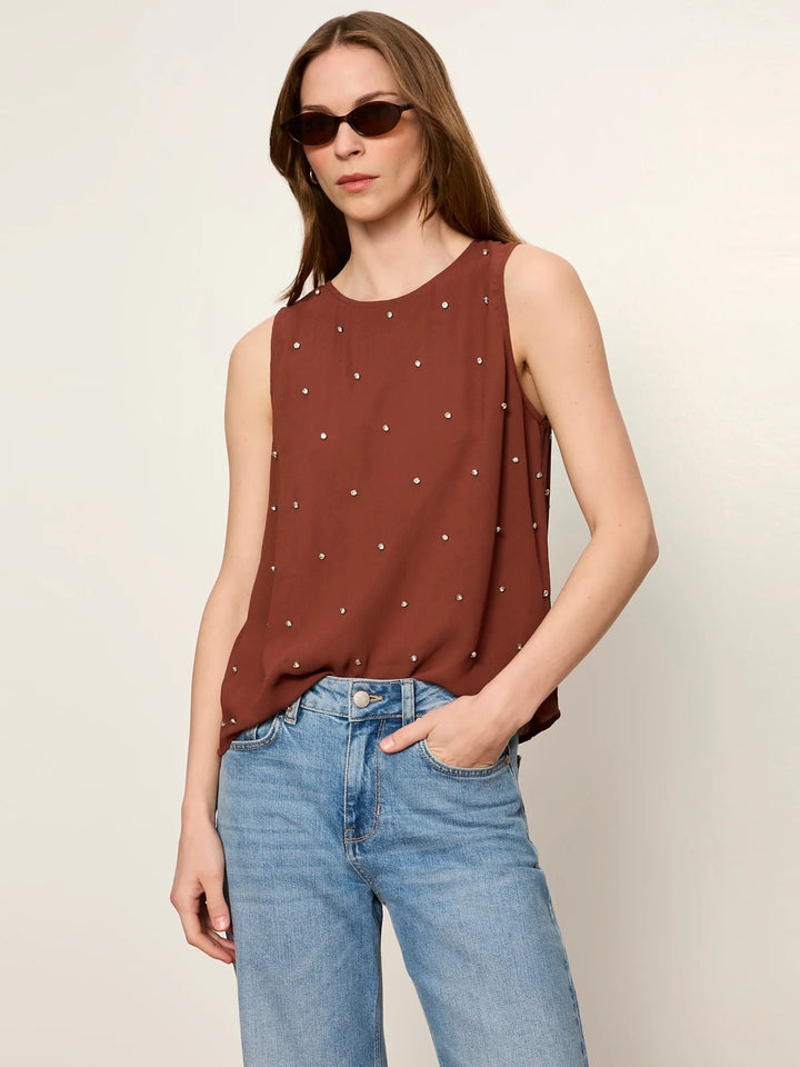Sanctuary Margo Embellished Shell top