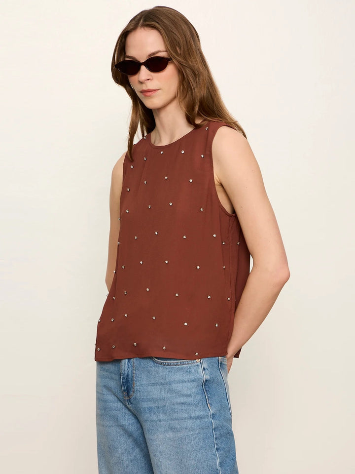 Sanctuary Margo Embellished Shell top