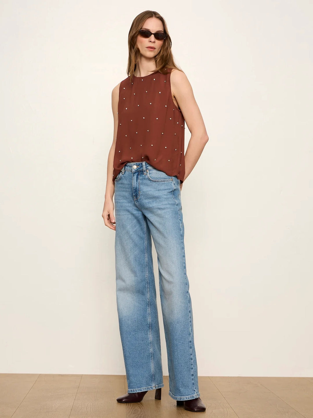 Sanctuary Margo Embellished Shell top