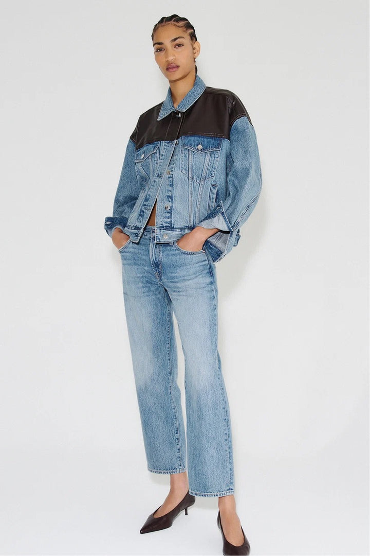 Pistola Issa Mid Rise Relaxed Ankle Jean - Metropolis