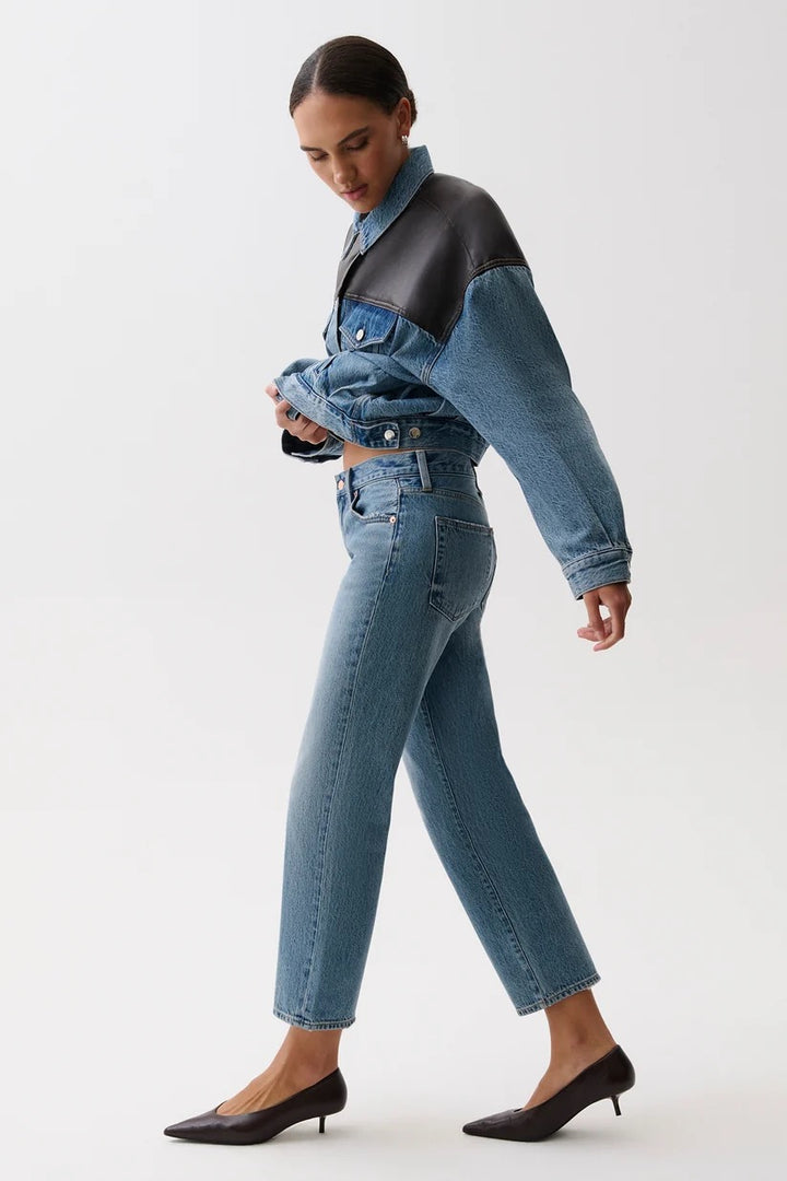 Pistola Issa Mid Rise Relaxed Ankle Jean - Metropolis
