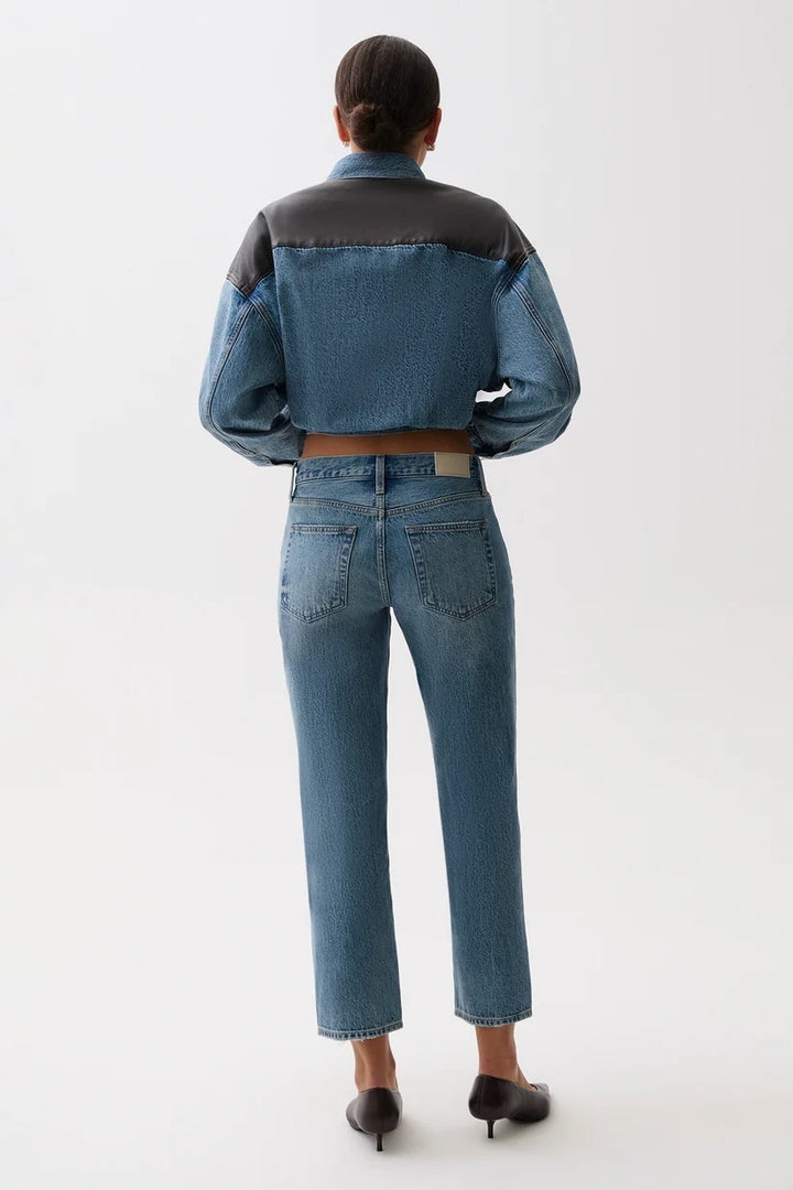 Pistola Issa Mid Rise Relaxed Ankle Jean - Metropolis