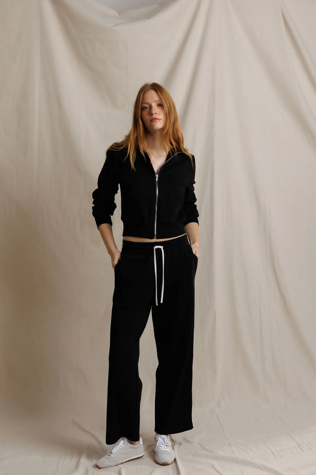 Perfectwhitetee Claud Track Pant - True Black