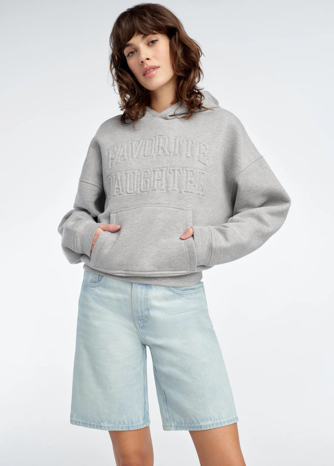 Favorite Daughter Collegiate Embossed Hoodie