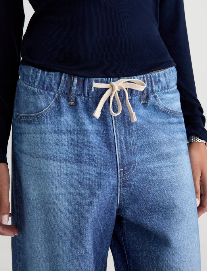 AG Stella Off-Duty Denim Sweatpant - After Hours