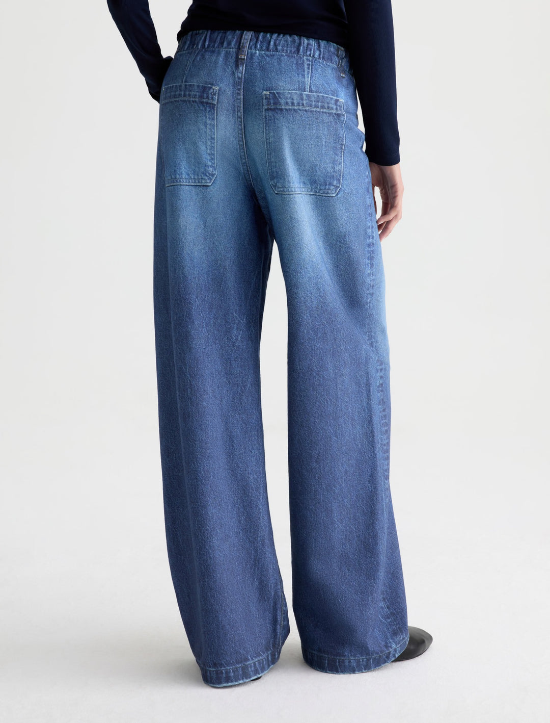 AG Stella Off-Duty Denim Sweatpant - After Hours