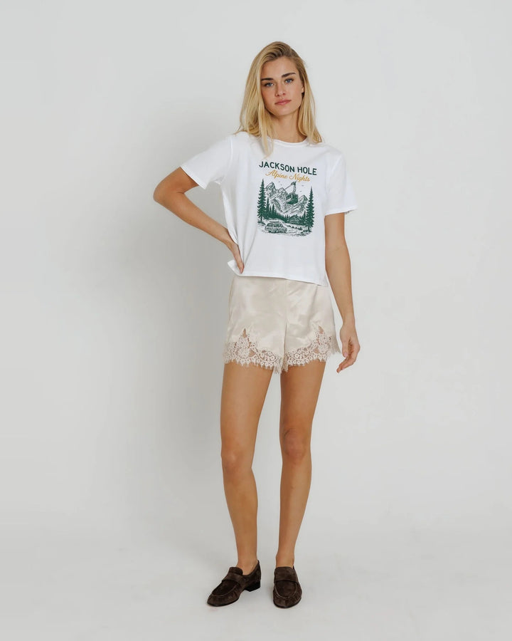 Sunny Somewhere Everyday Tee - Jackson Hole Alpine Nights