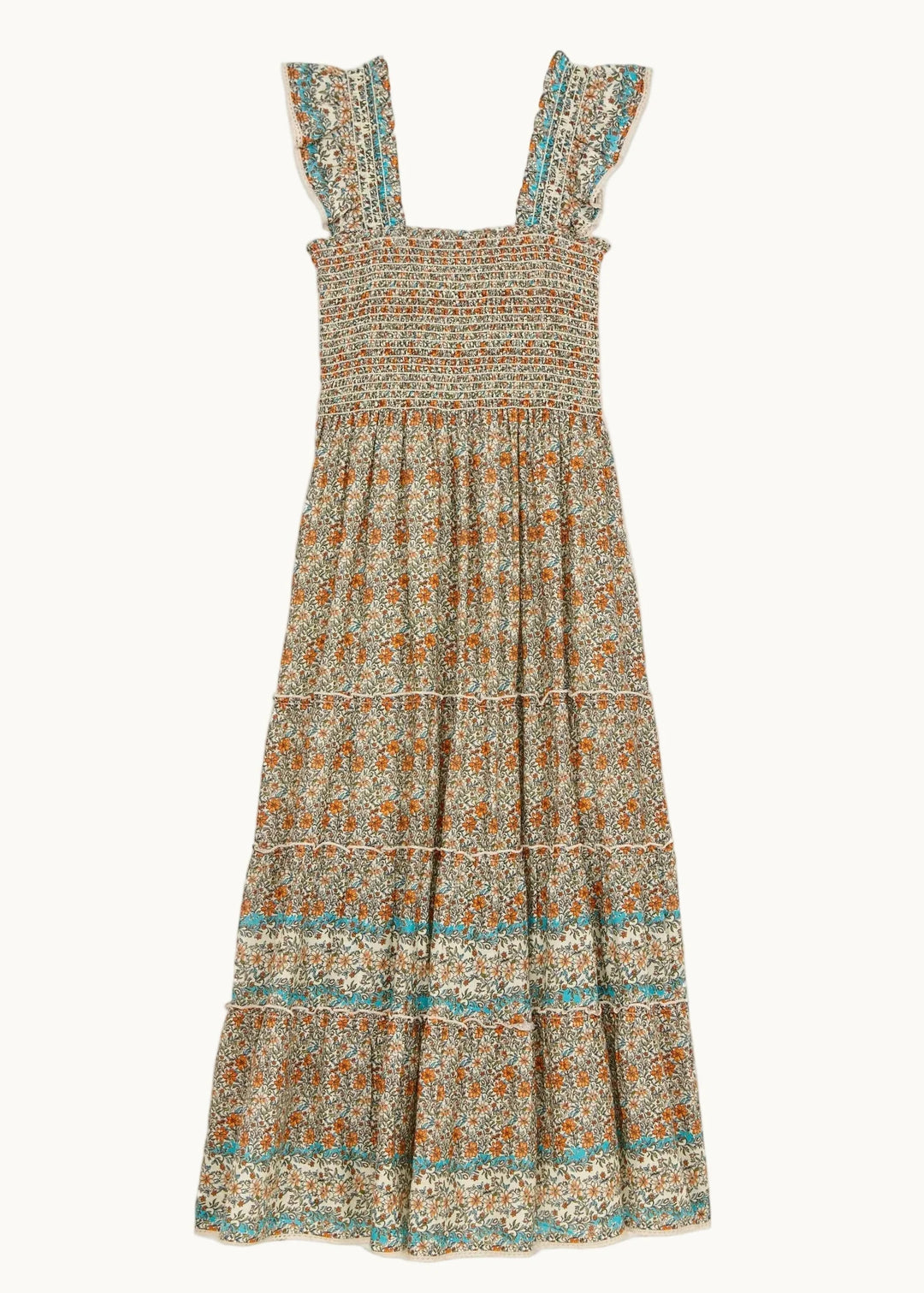 M.A.B.E Jaci Print Maxi Dress