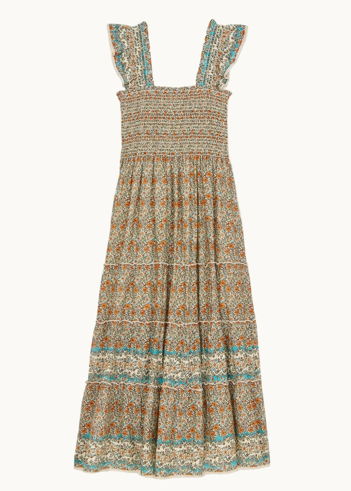 M.A.B.E Jaci Print Maxi Dress