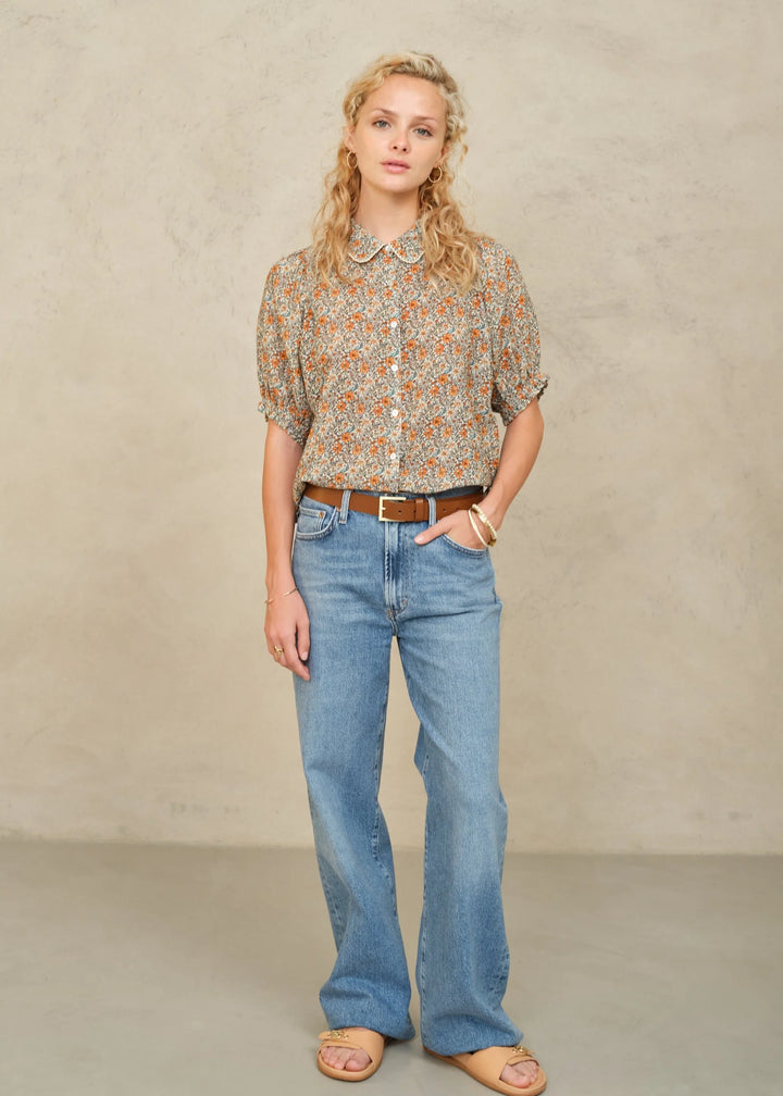 M.A.B.E Jaci Short Sleeve Top
