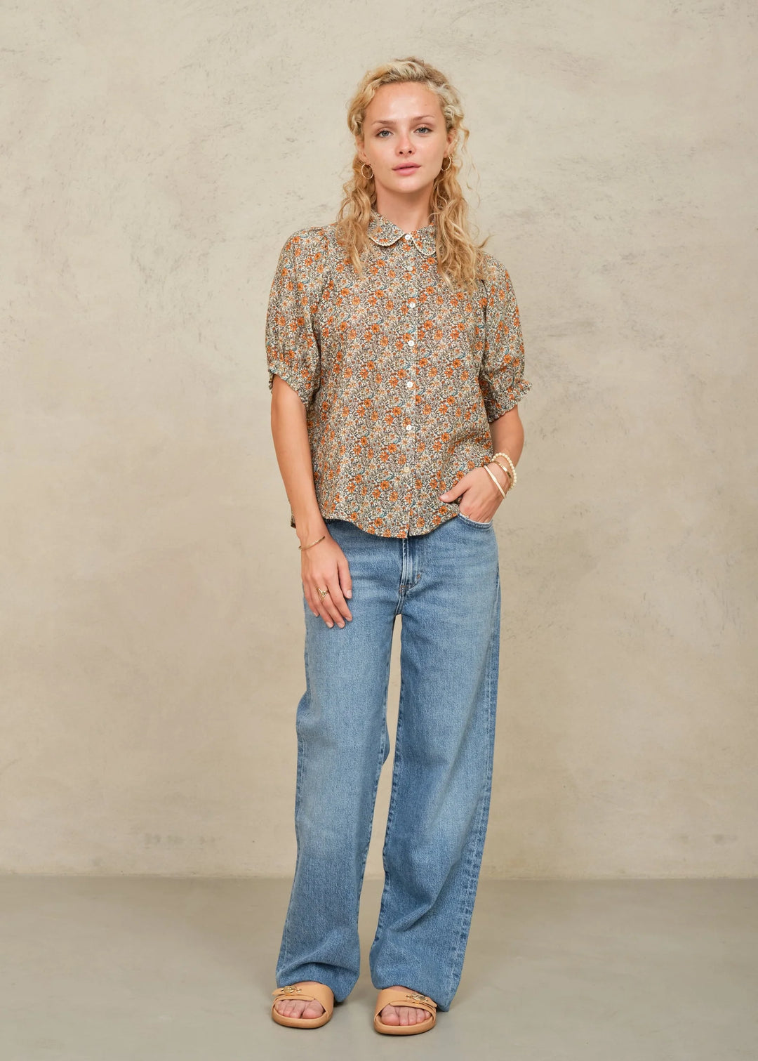 M.A.B.E Jaci Short Sleeve Top