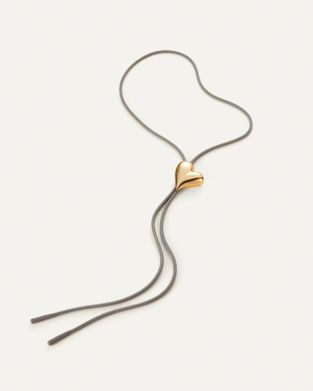 Jenny Bird Art Heart Bolo Tie Gold - EQUATION 