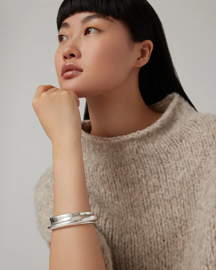Jenny Bird Lennon Bangle Silver