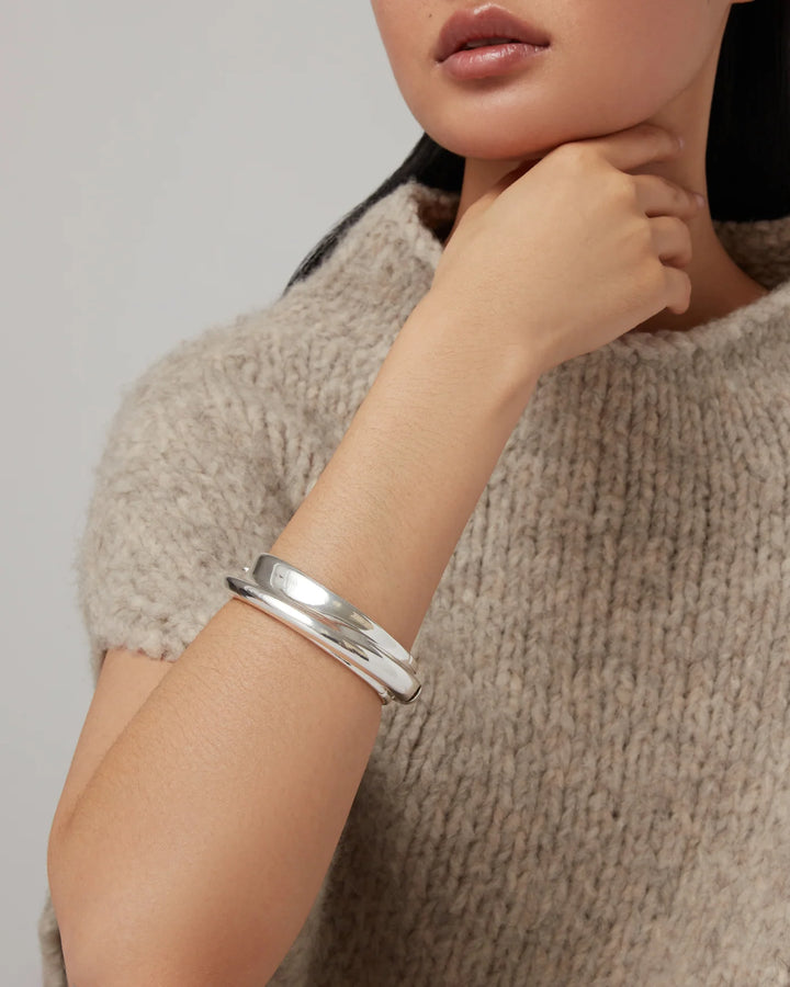 Jenny Bird Lennon Bangle Silver