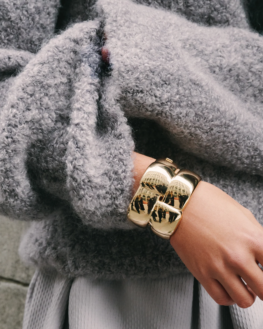 Jenny Bird Mega Woven Bracelet - Gold