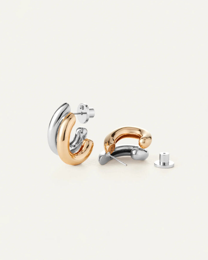 Jenny Bird Florence Earrings-Two Tone