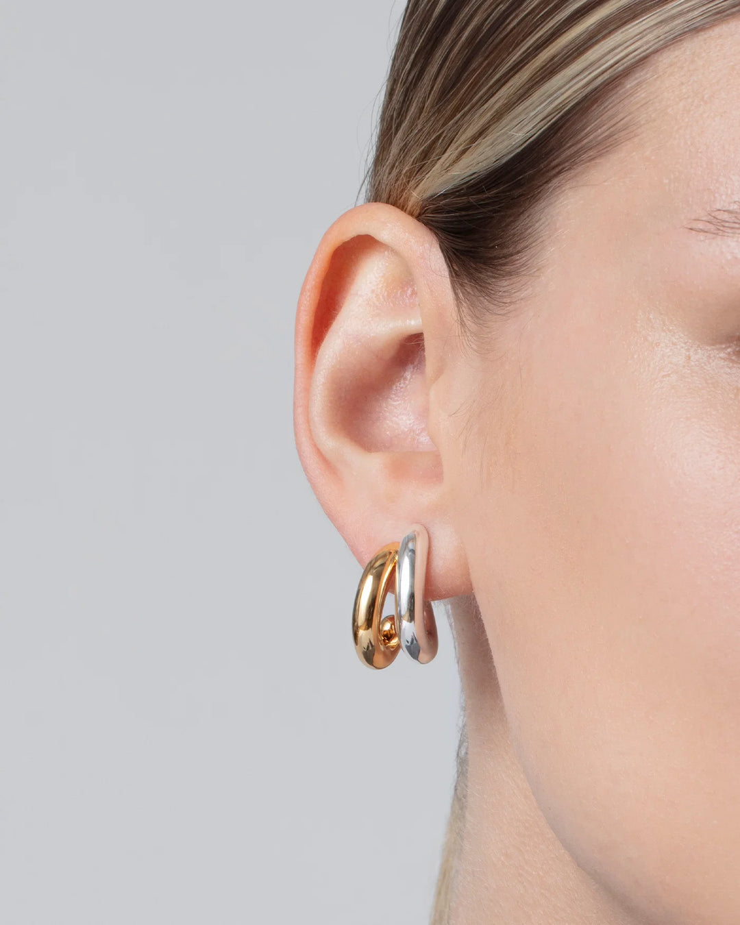 Jenny Bird Florence Earrings-Two Tone