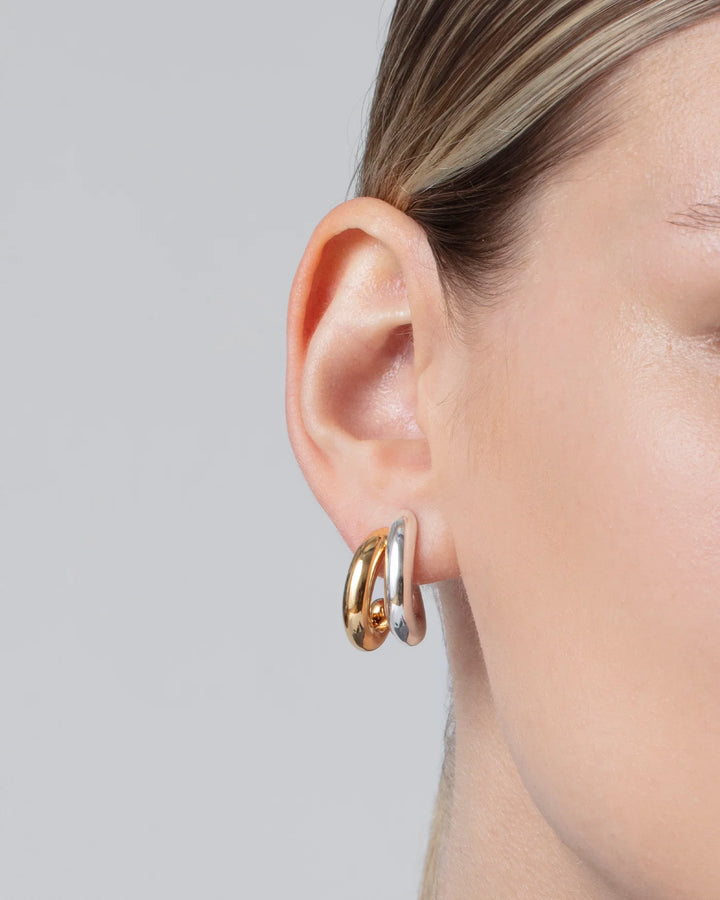 Jenny Bird Florence Earrings-Two Tone