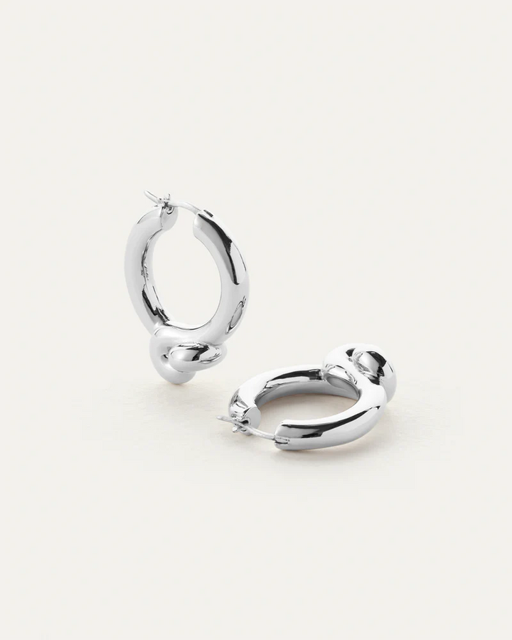 Jenny Bird Maeve Hoop Earrings - Silver