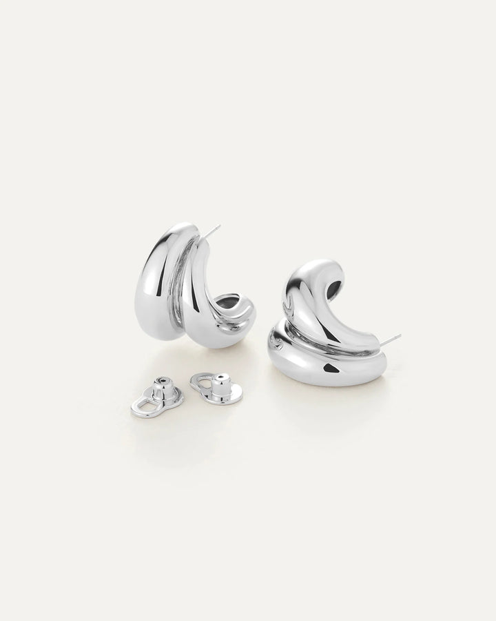Jenny Bird Orla Earring -Silver