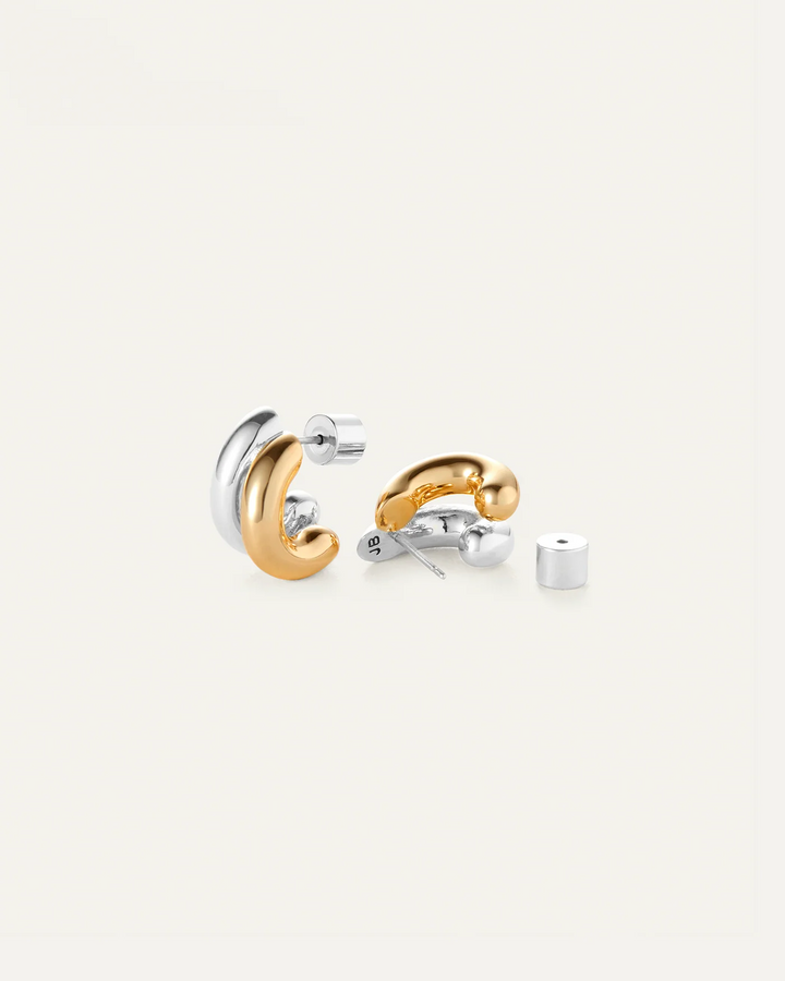 Jenny Bird Two Tone Mini Florence Earring