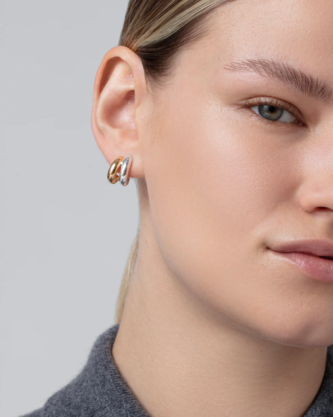 Jenny Bird Two Tone Mini Florence Earring