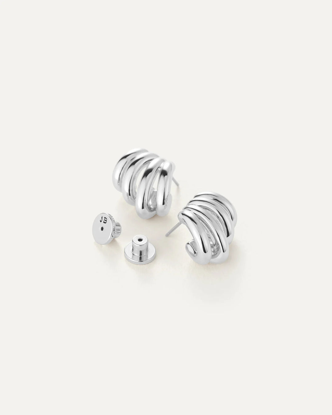 Jenny Bird Monroe Earrings -Silver