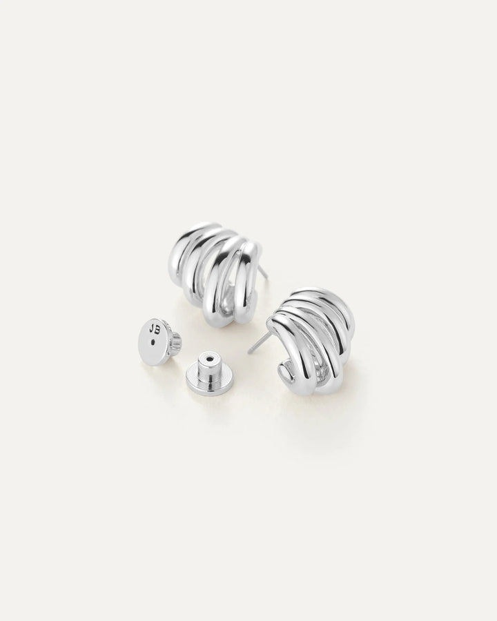 Jenny Bird Monroe Earrings -Silver