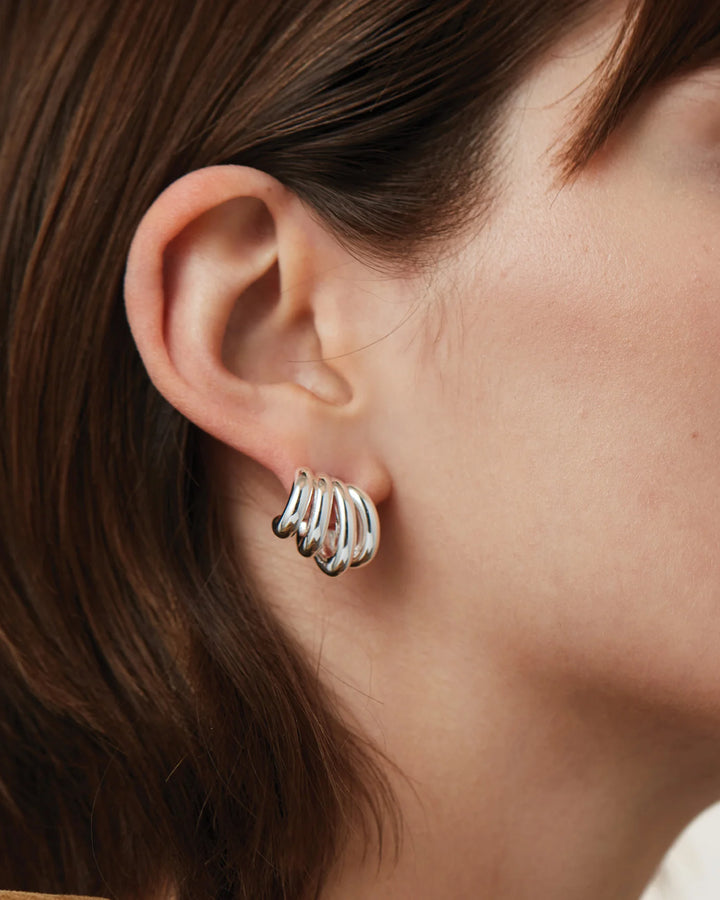 Jenny Bird Monroe Earrings -Silver