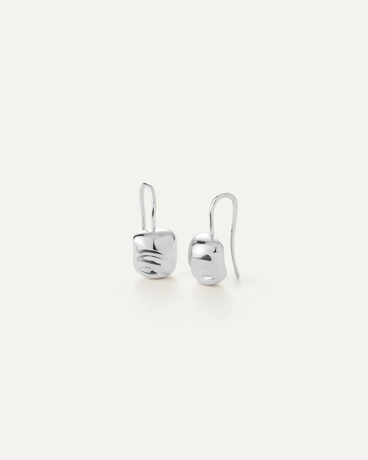 Jenny Bird Rue Drop Earrings Silver