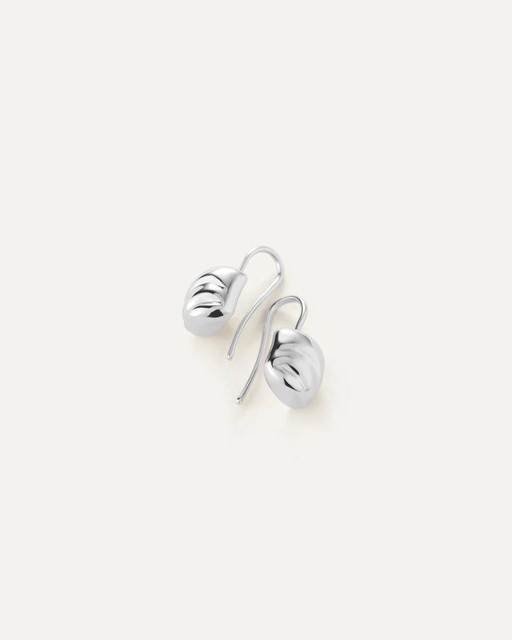 Jenny Bird Rue Drop Earrings Silver