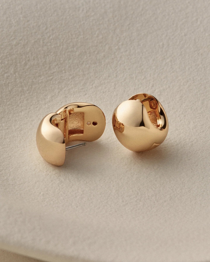 Jenny Bird Mini Gemma Hoop Earring -Gold