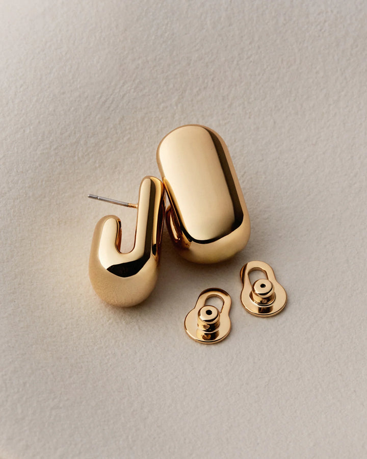 Jenny Bird Leon Earring -Gold