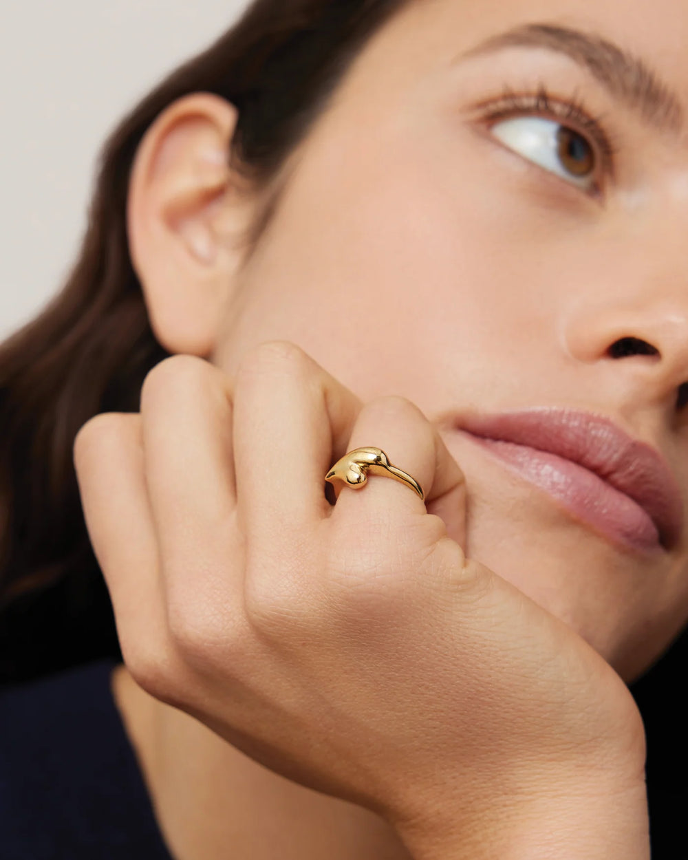 Jenny Bird Puffy Heart Signet Ring - EQUATION 