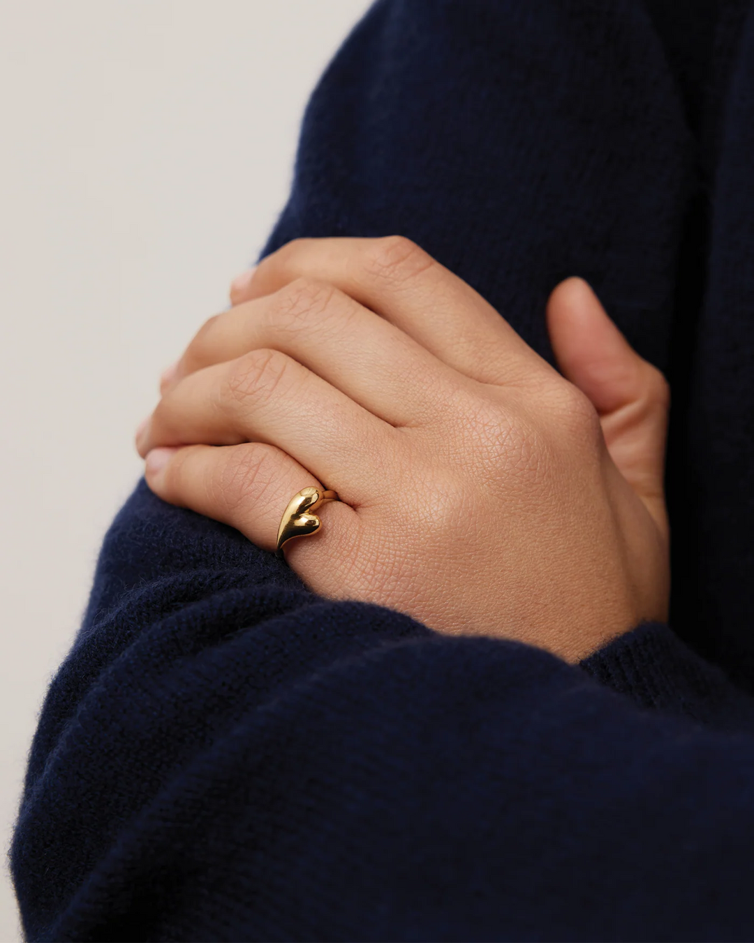 Jenny Bird Puffy Heart Signet Ring - EQUATION 