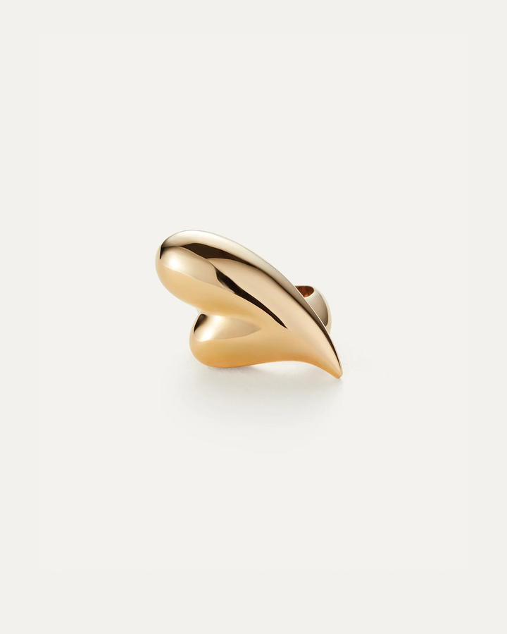 Jenny Bird Puffy Heart Ring Gold - EQUATION 