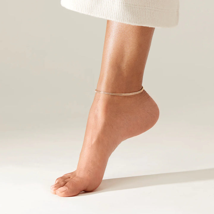 Jenny Bird Maren Chain Anklet-Gold