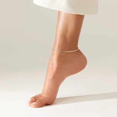 Jenny Bird Maren Chain Anklet-Gold