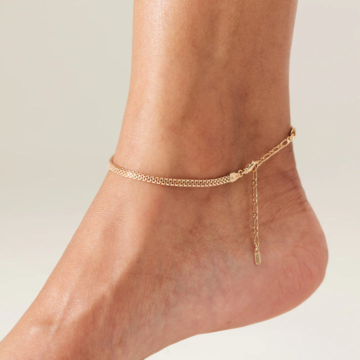 Jenny Bird Maren Chain Anklet-Gold
