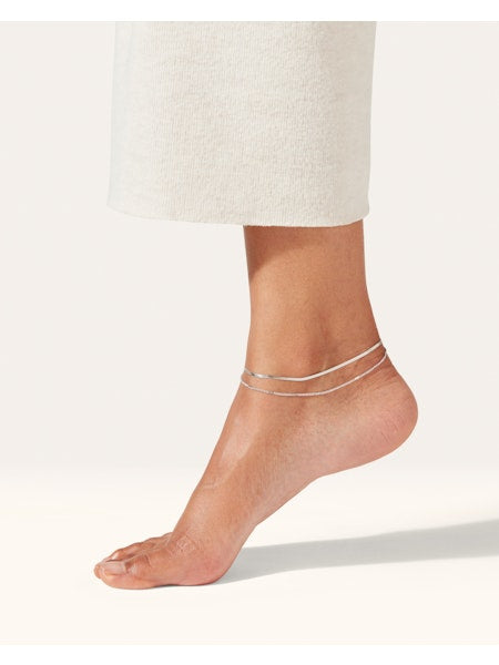 Jenny Bird Surfside Anklet - Silver