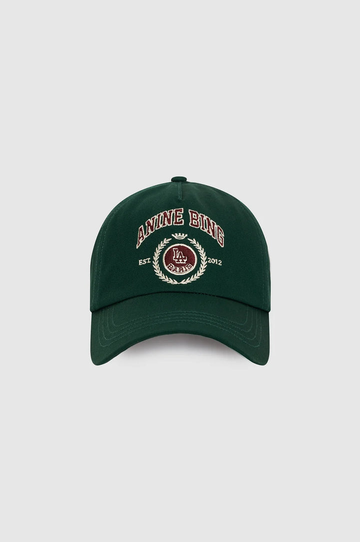 Anine Bing Jeremy Baseball Cap -Collegiate Deep Emerald