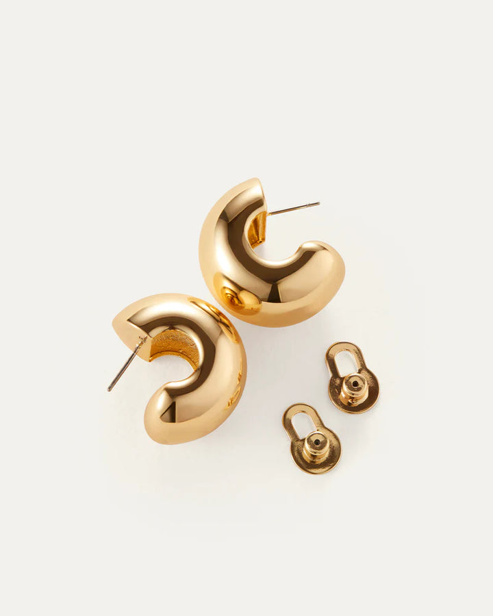 Jenny Bird Gold Gemma Hoop Earring / Gold