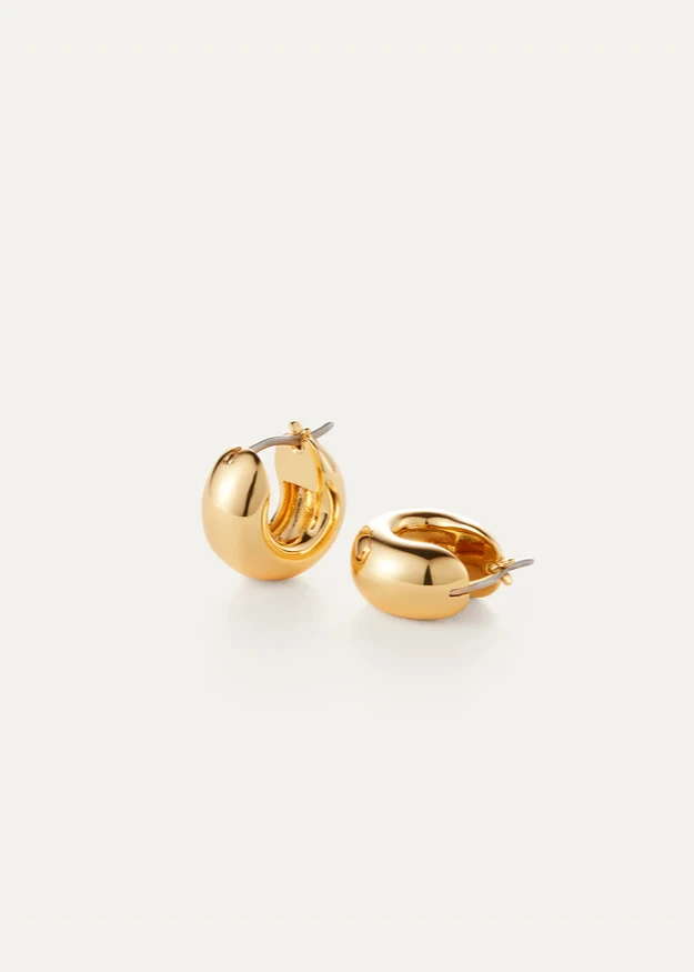 Jenny Bird Gold Mini Tome Hoops