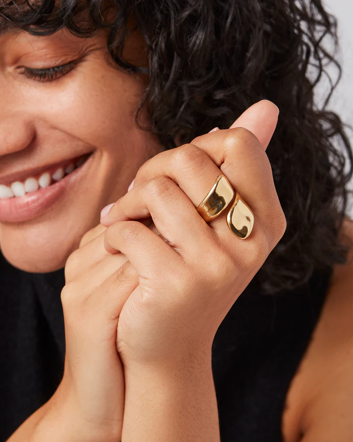 Jenny Bird Gold Solene Ring
